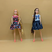 Fashion Girl Twin Dolls Set – Stylish Dress-Up Dolls for Girls (3+ Years)