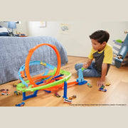 Hot Wheels Action Loop Cyclone Challenge Track Set HTK16 | Hot Wheels Track
