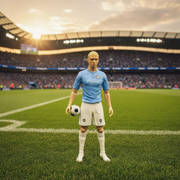Erling Haaland Action Figure | Football Star Collectible Figure