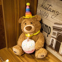 Happy Birthday Singing & Repeater Bear | Stuff Toy for kids