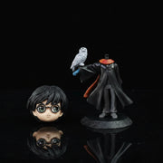 Harry Potter Wizard Action Figure with Removable Head & Owl