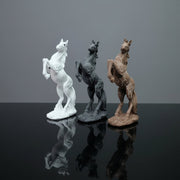 Modern Rearing Horse Statue Decor