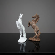 Modern Rearing Horse Statue Decor