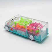 Transparent Gear School Bus With Light & Sound