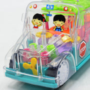 Transparent Gear School Bus With Light & Sound