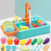 Kitchen Dishwasher Sink Toy With Running Water