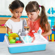 Kitchen Dishwasher Sink Toy With Running Water