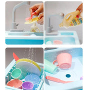 Kitchen Dishwasher Sink Toy With Running Water