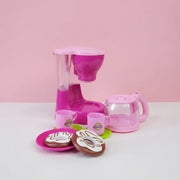 Kids Kitchen Coffee Maker & Blender Play Set | Pretend Play Cooking Toy for Children