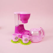 Kids Kitchen Coffee Maker & Blender Play Set | Pretend Play Cooking Toy for Children