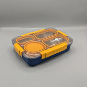 Leak Proof 4 Compartment Stainless Steel Lunch Box | LX2560