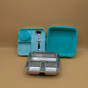 Stainless Steel 3 Compartment Lunch Box | SUS 304