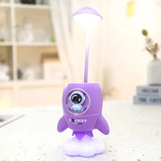 Rocket Desk Lamp With Pen Holder