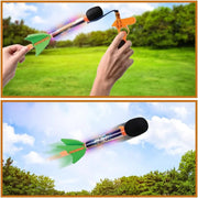 Light-Up Flying Foam Rockets