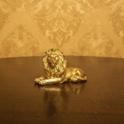 Golden Lion Decorative Showpiece