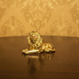 Golden Lion Decorative Showpiece
