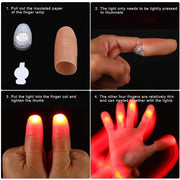 Magic Finger Light up thumb 1 Pair