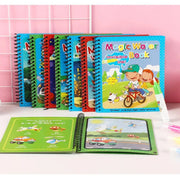 Magic Water Drawing Coloring Book