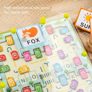 Wooden Magnetic Alphabet Matching Word Puzzle | Educational Toy