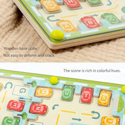 Wooden Magnetic Alphabet Matching Word Puzzle | Educational Toy