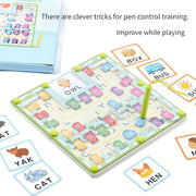 Wooden Magnetic Alphabet Matching Word Puzzle | Educational Toy