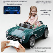Ride On Vintage Mercedes Benz Car for Kids
