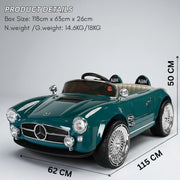 Ride On Vintage Mercedes Benz Car for Kids