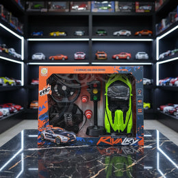 RC Racing Car Toy with Steering Wheel Set