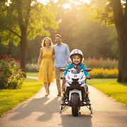 Kids Ride On Bike with Leather Seat