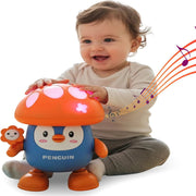 Penguin Mushroom Dancing Toy with Lights & Music | R25 Battery Operated toy