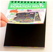 Rainbow Scratch Art Paper Notebook