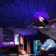 Mini USB LED Car Roof Star Projector Night Light