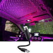 Mini USB LED Car Roof Star Projector Night Light