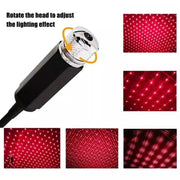 Mini USB LED Car Roof Star Projector Night Light
