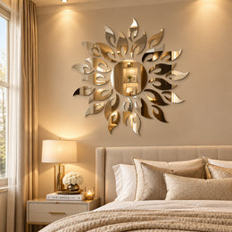 Sunburst Acrylic Wall Mirror