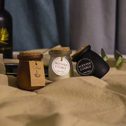 Scented Smoke Free Glass Jar Candles with Wood Cork Lid
