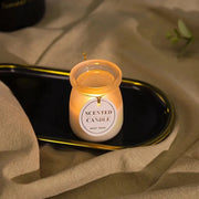 Scented Smoke Free Glass Jar Candles with Wood Cork Lid
