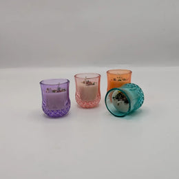 Luxury Colored Glass Scented Candles | Handmade candle