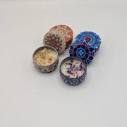 Decorative Tin Scented Candle | Artistic Style Candle