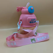 Cute Bear Theme Water Bottle with Strap | SQ8010