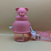 Cute Bear Theme Water Bottle with Strap | SQ8010