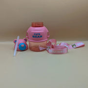 Cute Bear Theme Water Bottle with Strap | SQ8010