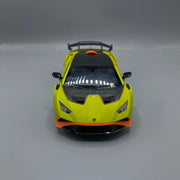 1:24 Diecast Lambo Huracán STO Model Sports Car | Lamborghini with Rear Wing