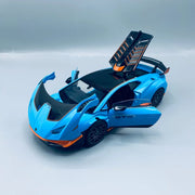 1:24 Diecast Lambo Huracán STO Model Sports Car | Lamborghini with Rear Wing