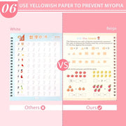 Sank Reusable Magic Practice Copybook For Kids 4Pcs Pack