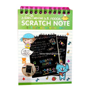 Rainbow Scratch Art Paper Notebook