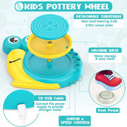 Snail Clay Art Pottery Wheel | Educational Toy for kids