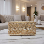 Luxury Crystal Metal Tissue Box Holder
