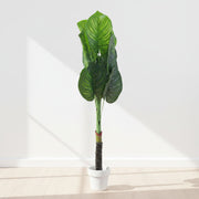 Artificial Banana Plant in Decorative Pot | Large Tropical Indoor Floor Plant for Home & Office Decor