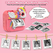 Unicorn Style Instant Print Camera